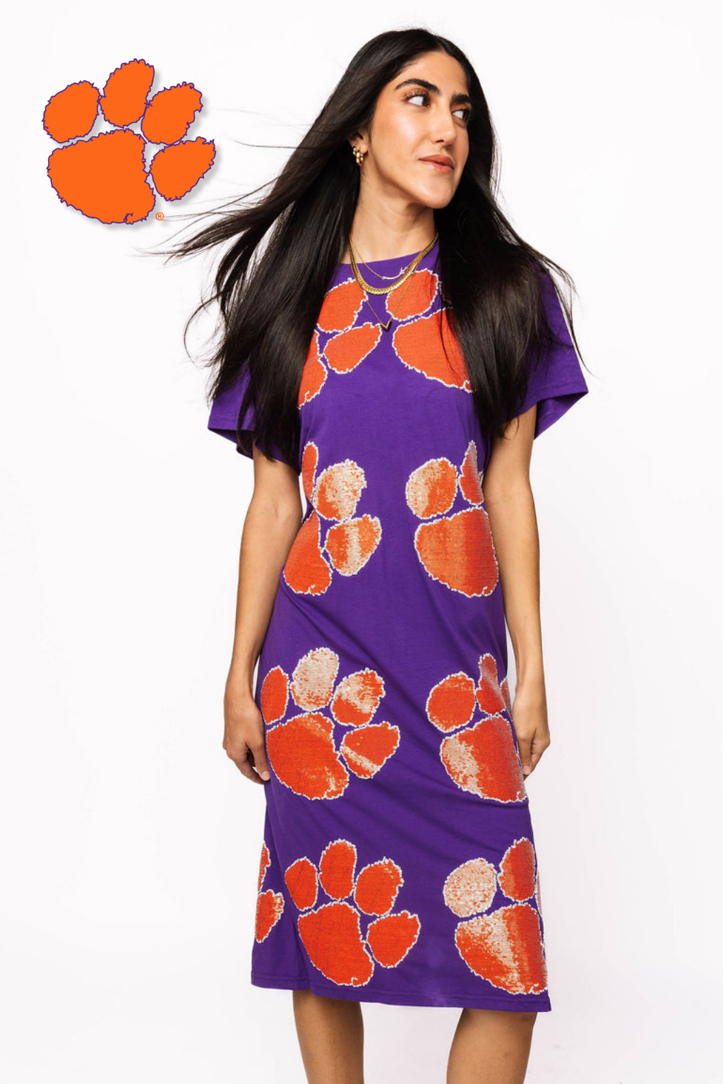 purple clemson dress Clemson girls we didn't forget about you!! We have super cute orange and purple gameday fits too!! Come shop today 10-4 for last minute outfits!