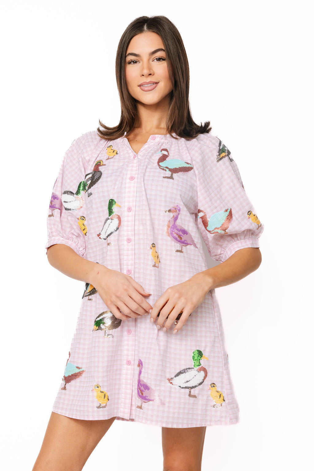 cotton duck dress Carolyn Schnurer - "Sitting Duck" dress - American