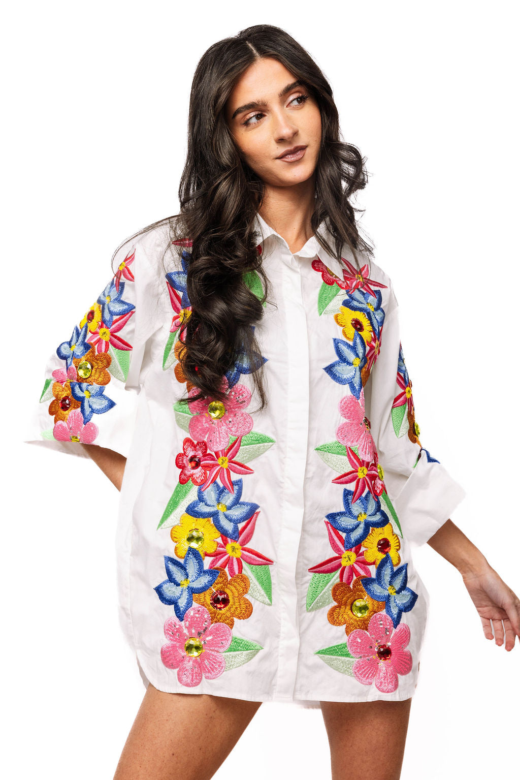 queen shirt dress Birthday Queen Sequin Shirt Dress