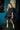 Black Sequin Feather Rainbow Paillette Dress