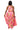 Sample Hot Pink Multi Chili Pepper One Shoulder Top & Maxi Skirt Set