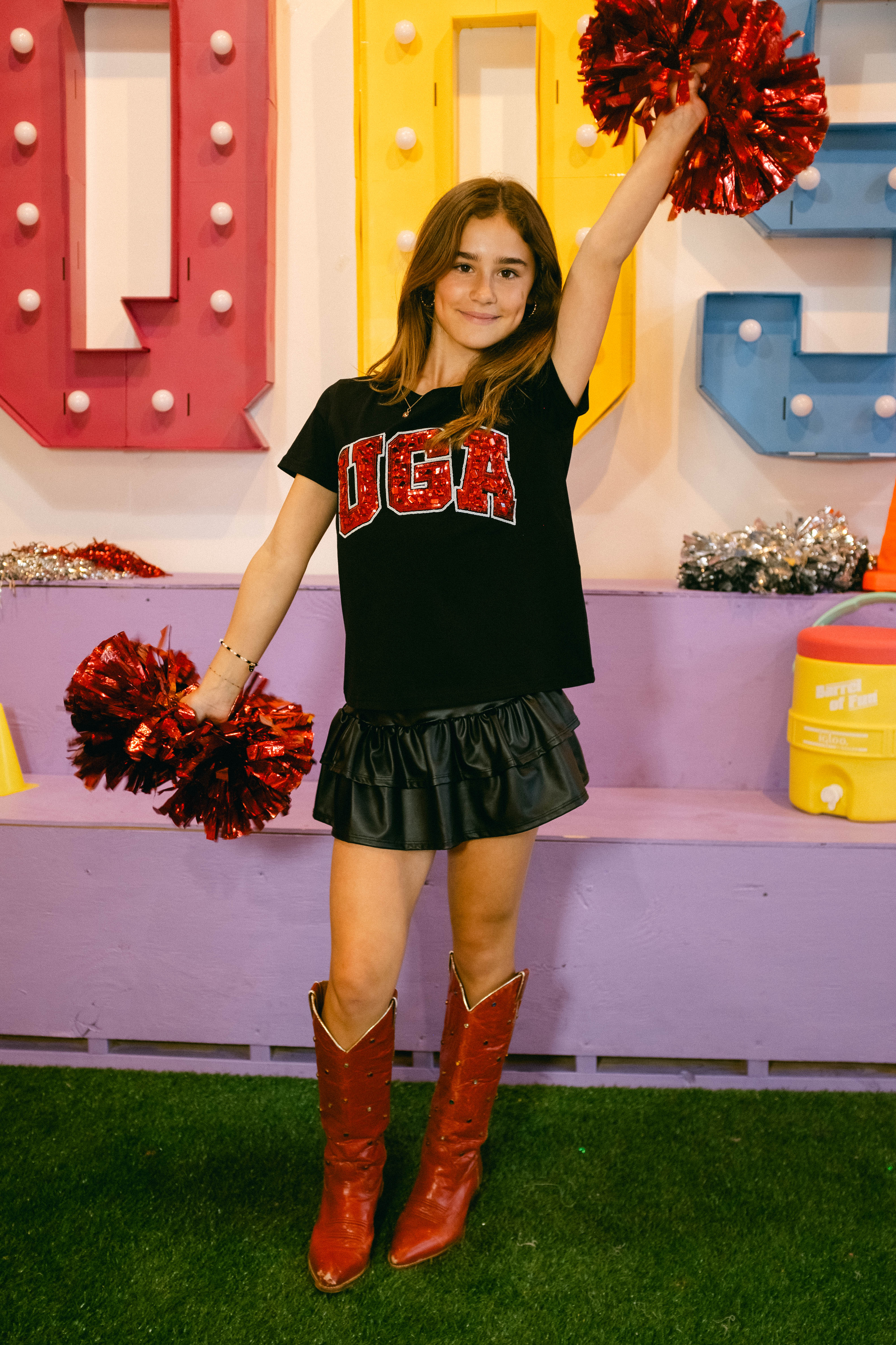 Licensed Kids Black Jewel 'UGA' Tee