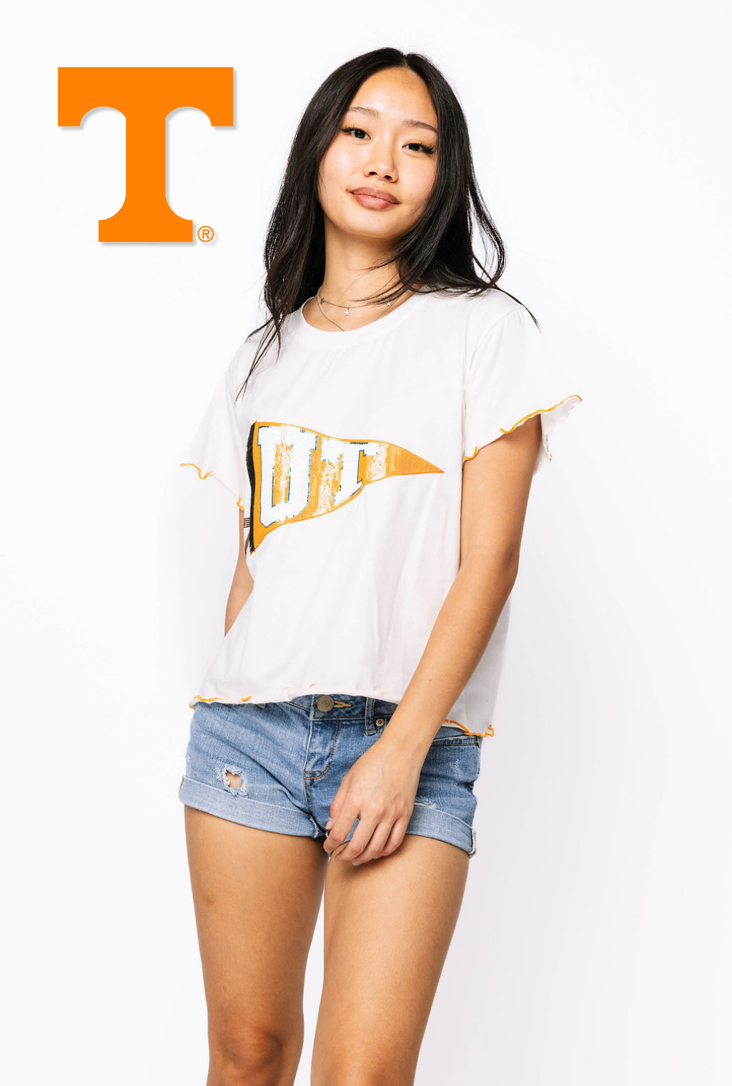 Licensed Sample - Tennessee Pennant Frill Tee