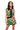 Sample Black Multi Sugar Skull Knit Tie Up Tank & Skirt Set