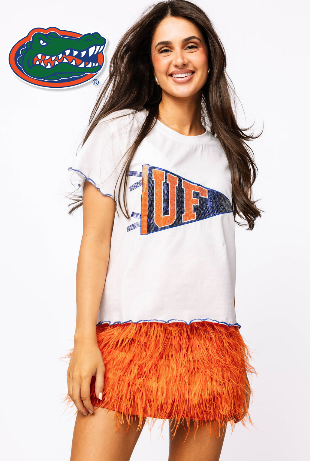 Licensed Sample - Florida Pennant Frill Tee