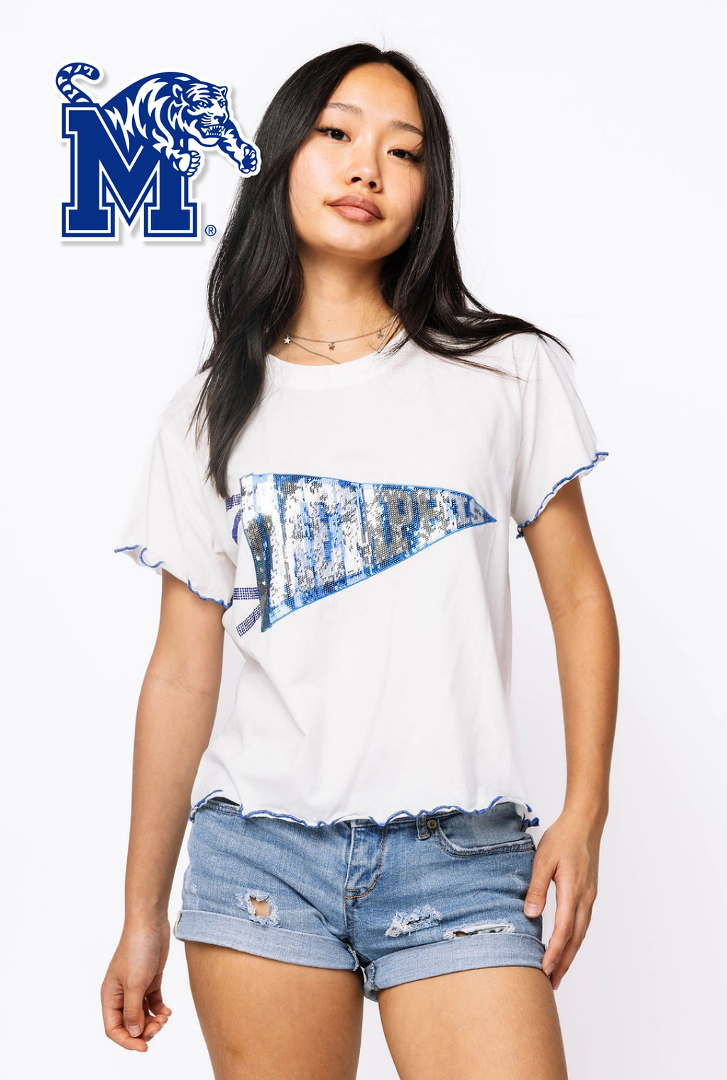 Licensed Sample - Memphis Pennant Frill Tee