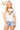 Licensed Sample - Vanderbilt Mascot Sequin Flower Tee
