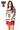 Licensed- Texas Tech Striped Long Sleeve Sweater