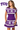 Licensed Sample - TCU Vintage Football Stripes Sweater Dress