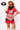 Licensed UGA V Striped Oversized Tee Dress