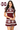 Licensed Sample - Miss State Vintage Football Stripes Sweater Dress