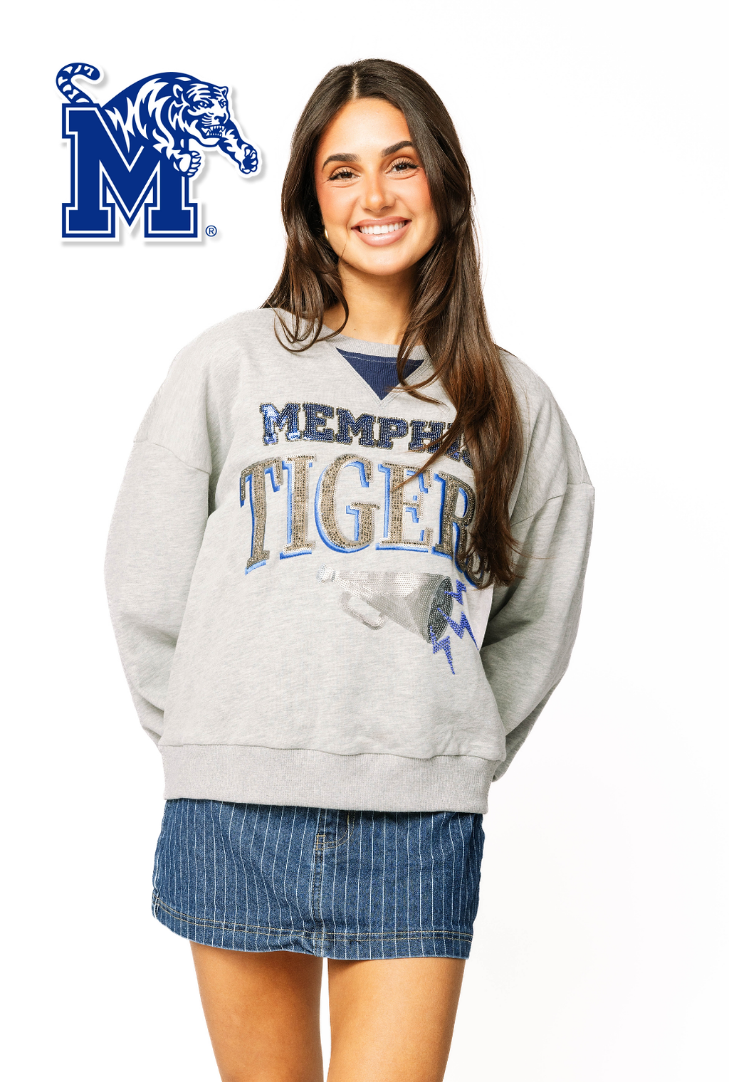 Licensed Sample - Memphis Megaphone and Icons V Sweatshirt