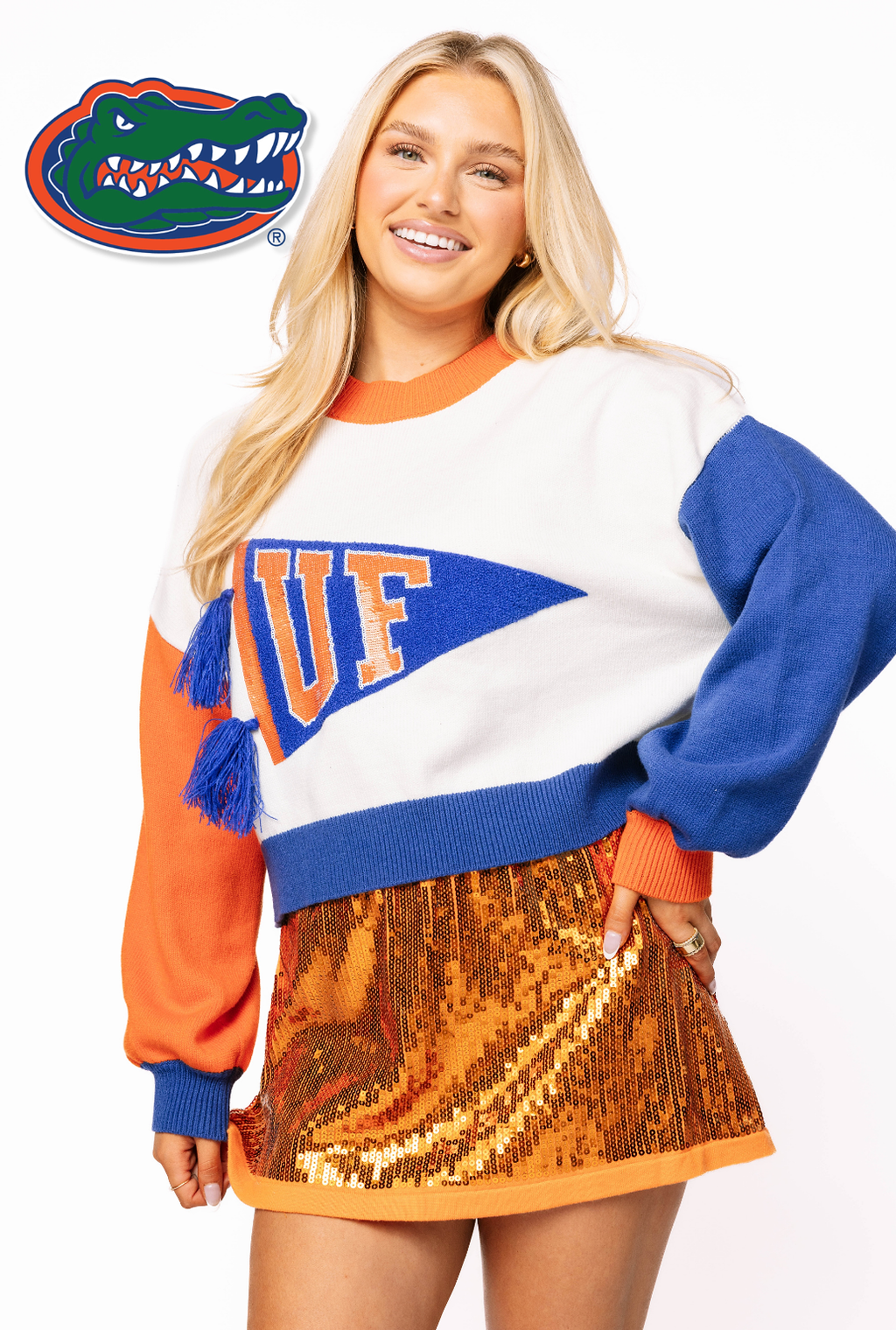 Licensed Sample - Florida Pennant Sweater