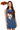 Licensed Oklahoma State Scattered Jewel Denim Sequin Mascot Tank Dress