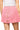 Sample Pink Multi Feather Sweater Skirt