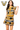 Licensed Sample - Vanderbilt Vintage Football Helmet Stripe Vest and Skirt Set