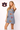 Licensed Auburn Mini Icon Gingham Collar Dress