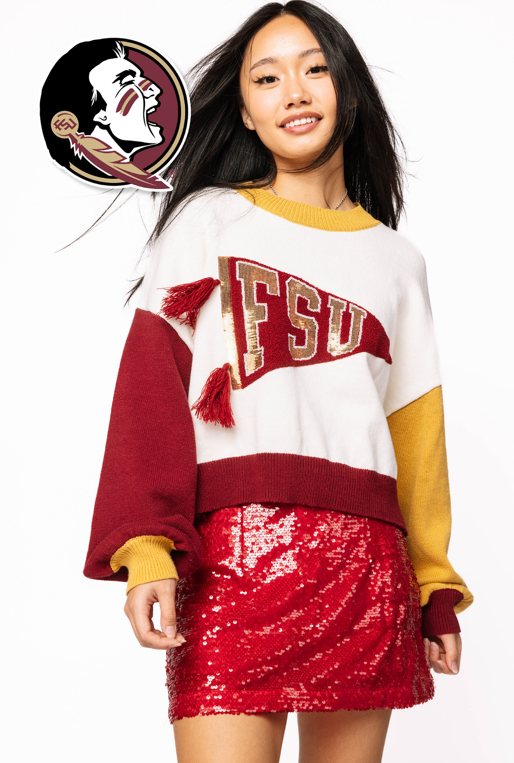 Licensed Sample - FSU Pennant Sweater