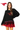 Licensed Sample - SMU Fringe Bead LS Sweater