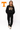 Licensed Sample - Tennessee Black W/ Multi Jewel Letter Sweatshirt/Pant SET
