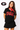 Licensed 'UGA' Black with Multi Jewel Letter Tee