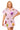Sample Lavender Gauze Multi Flower Button Up Dress