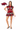 Licensed Sample - Arkansas Vintage Football Helmet Stripe Vest and Skirt Set