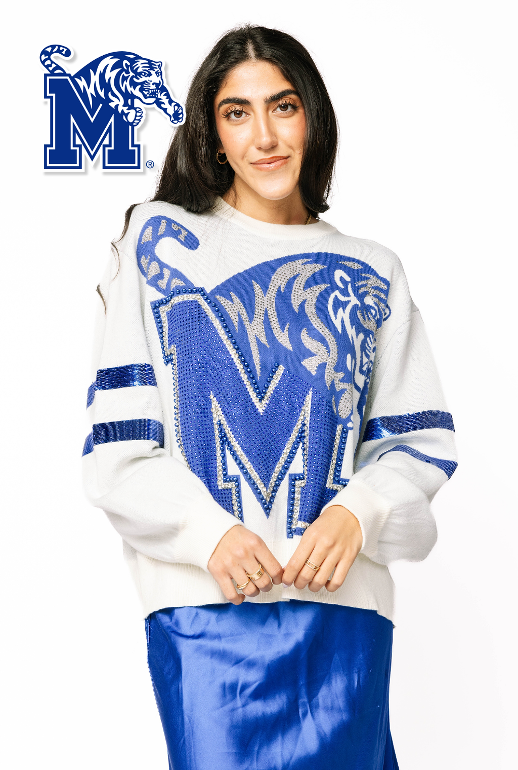 Licensed Sample - Memphis Oversized Mascot Sweater