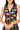 Sample Black Neon Rainbow Striped Fish Button Down Tank