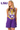 Licensed LSU Mascot Scattered Jewel Feather Tank Dress