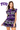 Licensed Sample - TCU Vintage Football Helmet Stripe Vest and Skirt Set