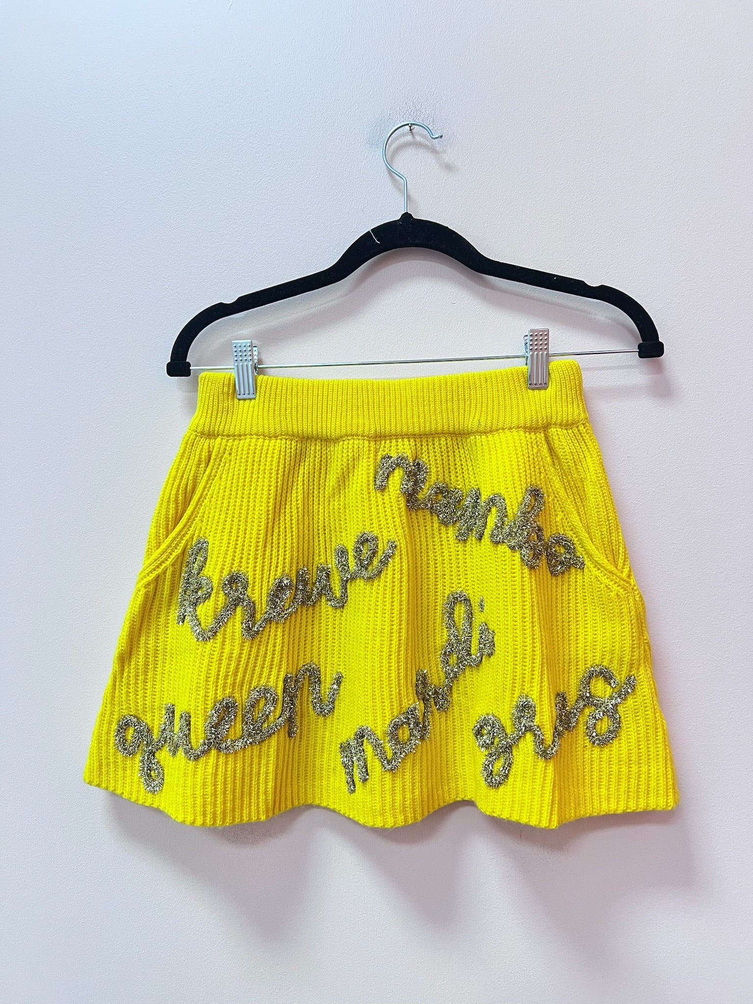 SAMPLE- YELLOW MG SKIRT