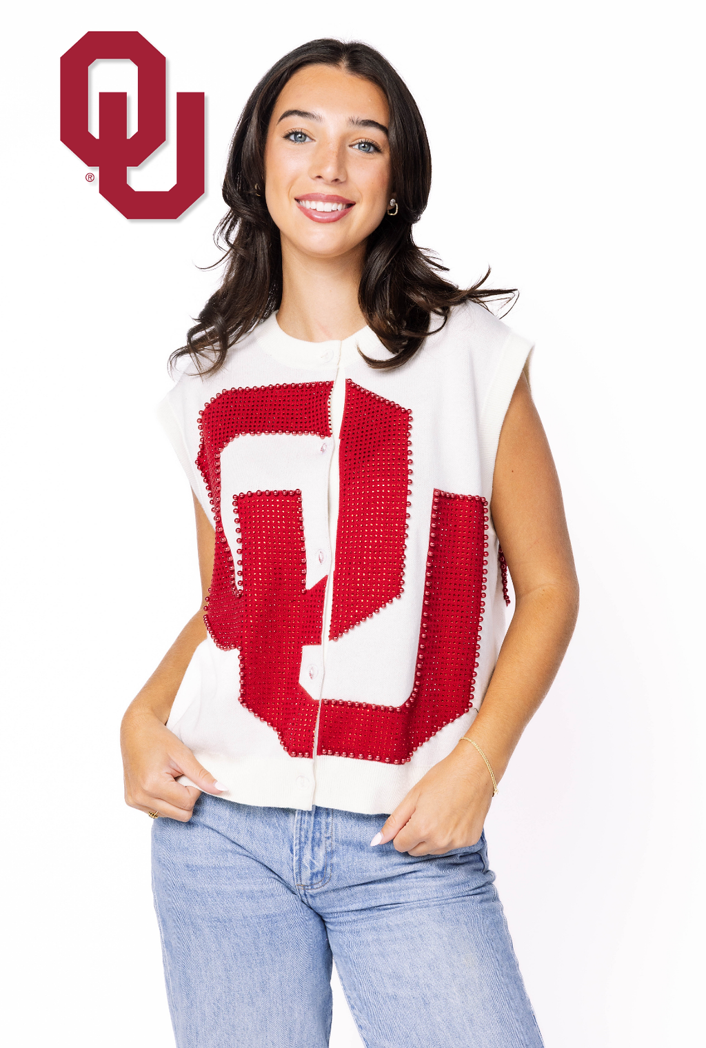 Licensed Sample - Oklahoma Oversized Mascot Vest