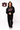 Licensed Sample - Auburn Black W/ Multi Jewel Letter Sweatshirt/Pant SET