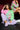 Licensed Green & Pink Colorblock Character Profile 'Wicked' Sweatshirt