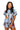 Sample Denim Multi Guitars Tie Up Top & Short Set