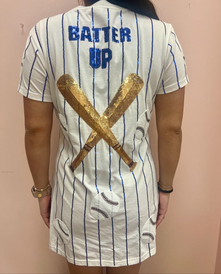 SAMPLE- Royal Batter Up Queen Tee Dress