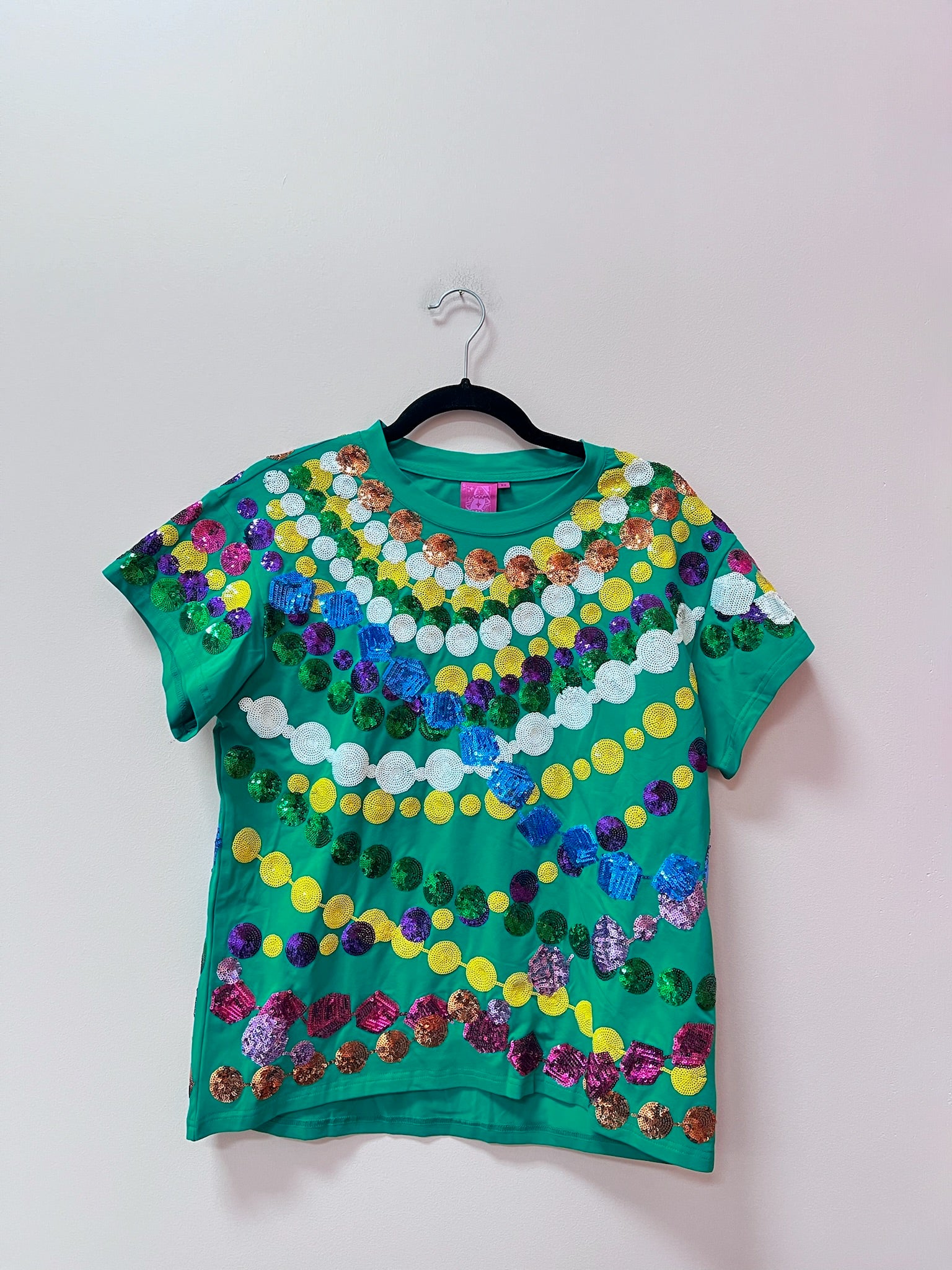 SAMPLE- Green Mega Beads TEE