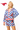 Licensed Sample - SMU Checkered Teams Icon Cardigan/Skirt SET