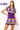 Licensed LSU Vintage Football Stripes Sweater Dress
