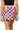 Licensed Sample Clemson Checkered Team Icons Skirt