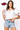 Licensed Sample - Arkansas Cotton Tie Front Jersey Top