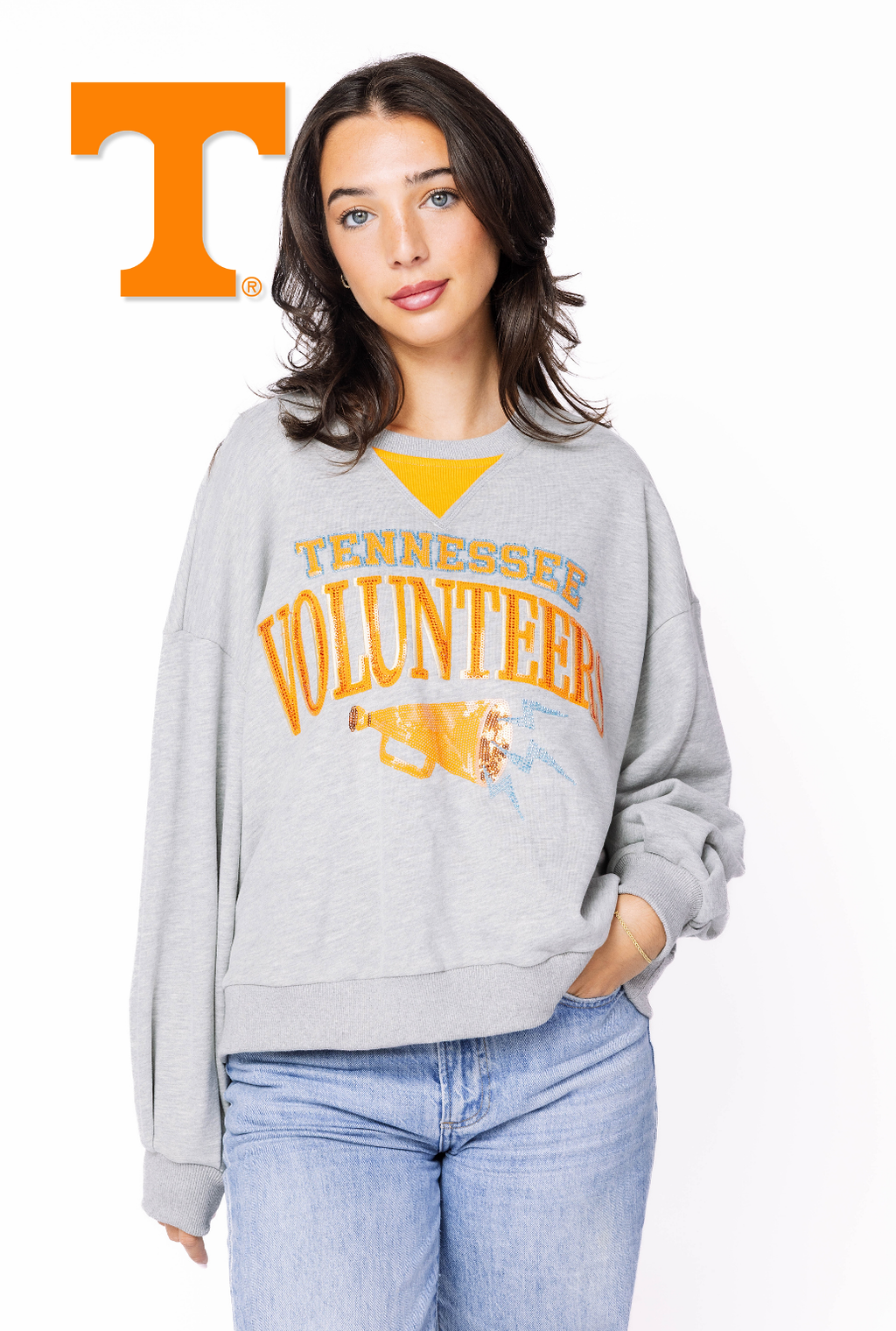 Licensed Sample - Tennessee Megaphone and Icons V Sweatshirt