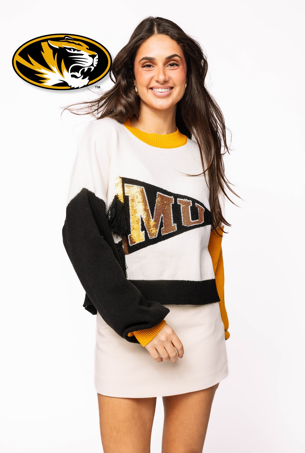 Licensed Sample - Mizzou Pennant Sweater