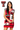 Licensed Sample - White, Red & Black Texas Tech Icon Cardigan Tank Dress