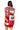 Licensed Sample - White, Red & Black Texas Tech Icon Cardigan Tank Dress