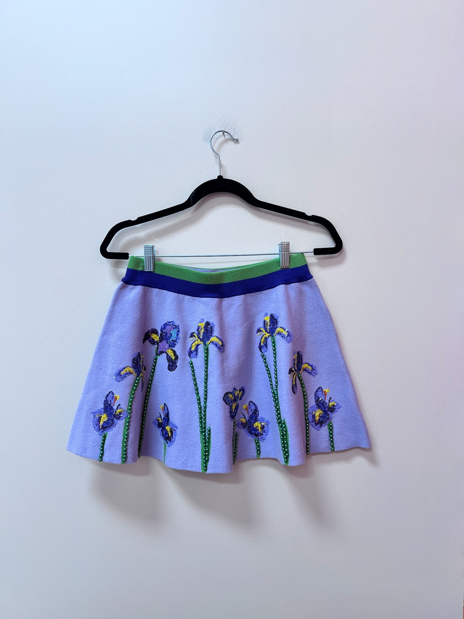 SAMPLE- Lavender Iris skirt