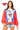 Licensed Sample - SMU Football Player With Flag Sweatshirt