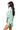 Sample Aqua Multi Cinco Flowers PJ Top & Short Set