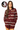Licensed Sample - FSU Full Sequin Skinny Stripe Cardigan/Short SET